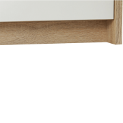 Kancelárska skriňa, dub sonoma/biela, JOHAN 2 NEW 05