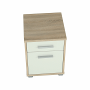 Kancelársky kontajner, dub sonoma/biela, JOHAN 2 NEW 07