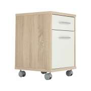 Kancelársky kontajner, dub sonoma/biela, JOHAN 2 NEW 07