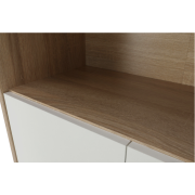 Regál so skrinkou, dub sonoma/biela, JOHAN 2 NEW 10