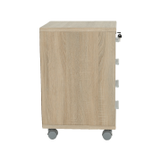 Kontajner so zámkom, dub sonoma/biela, JOHAN 2 NEW 12