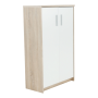 Kancelárska skrinka, dub sonoma/biela, JOHAN 2 NEW 13 JH033