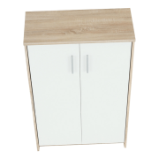 Kancelárska skrinka, dub sonoma/biela, JOHAN 2 NEW 13 JH033