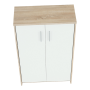 Kancelárska skrinka, dub sonoma/biela, JOHAN 2 NEW 13 JH033