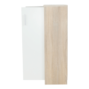 Kancelárska skrinka, dub sonoma/biela, JOHAN 2 NEW 13 JH033