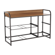 Komoda s látkovými šuplíkmi, béžová/hnedá, HAZEL TYP 4