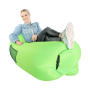 Nafukovací sedací vak/lazy bag, zelená, LEBAG