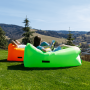 Nafukovací sedací vak/lazy bag, oranžová, LEBAG