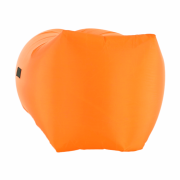 Nafukovací sedací vak/lazy bag, oranžová, LEBAG