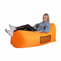 Nafukovací sedací vak/lazy bag, oranžová, LEBAG