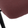 Kancelárska stolička, červenohnedá, ISO ECO