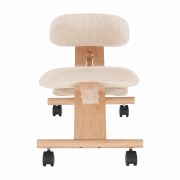Ergonomická kľakačka, krémová/buk, GROCO