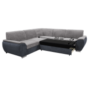 Sedacia súprava, látka Soro 97 tmavosivá/90 sivá, ľavá, EMILY ROH