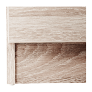 3 šuplíková komoda, dub sonoma,  HANY NEW 003