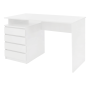PC stôl, biela, HANY NEW