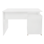 PC stôl, biela, HANY NEW