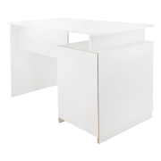 PC stôl, biela, HANY NEW