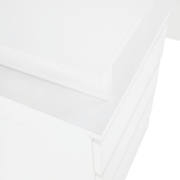 PC stôl, biela, HANY NEW