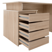 PC stôl, dub sonoma, HANY NEW