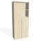 Skriňa STRONG 2 predely otvorené 3 zatvorené 80x192x40cm agát
