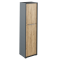 Policová skriňa, grafit/dub artisan, RIOMA NEW TYP 08