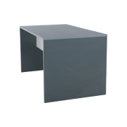 PC stôl, grafit/biela, RIOMA NEW TYP 11