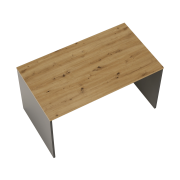 Písací stôl, grafit/dub artisan, RIOMA NEW TYP 16