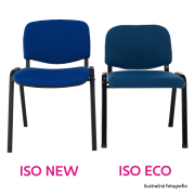Kancelárska stolička, čierna, ISO ECO