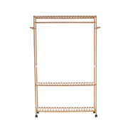 Šatníkový organizér, prírodný bambus, MELAR