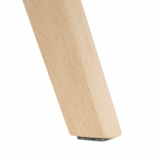 Stolička, hnedá Velvet látka/buk, LORITA