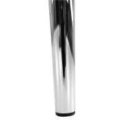 Jedálenská stolička, béžová Dulux Velvet látka/chróm, OLIVA NEW