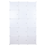 Modulárna multifunkčná skriňa, biela, ZALVO