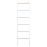 Vešiak/rebrík, biela/kov, BUNY