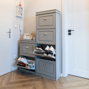 Botník, 2-radový, sivá, SEBER TYP 1