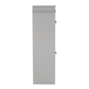 Botník, 2-radový, sivá, SEBER TYP 1