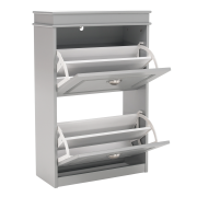 Botník, 2-radový, sivá, SEBER TYP 1