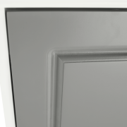 Botník, 4-radový, biela/sivá, SEBER TYP 3