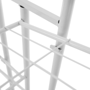 Kovový stojan na kvety, biela, BAMIR TYP 2