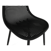 Jedálenská stolička, čierna, TEGRA TYP 2