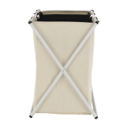 Látkový kôš na bielizeň, sivobéžová, LAUNDRY NEW TYP 3