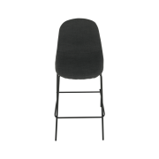 Barová stolička, tmavosivá látka/kov, MARIOLA 2 NEW