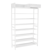 Botník, 7-radový, biela, KATLEY