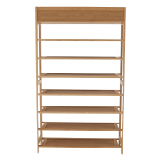 Botník, 7-radový, bambus, KATLEY