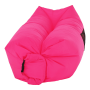 Nafukovací sedací vak/lazy bag, ružová, LEBAG