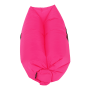 Nafukovací sedací vak/lazy bag, ružová, LEBAG