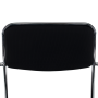 Zasadacia stolička, čierna sieťovina, DERYA NEW