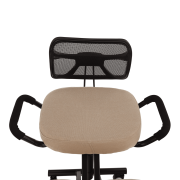 Ergonomická kľakačka, béžová/čierna, RUFUS