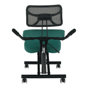 Ergonomická kľakačka, zelená/čierna, RUFUS