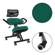 Ergonomická kľakačka, zelená/čierna, RUFUS