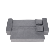 Rozkladacia pohovka, svetlosivá, KEVAN BIG SOFA